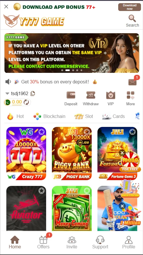 Y777 Game Download
